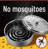 Stainless Steel Mosquito Coil Holder with Lid - Outdoor Portable Incense Burner