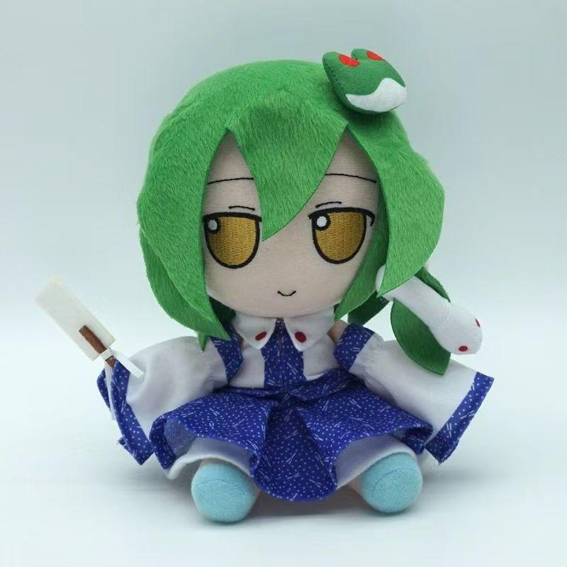 Touhou Project Fumo Plush Doll Set 6pcs Patchouli Sanae Sakuya Reimu Yuyuko Yukari Anime Characters Soft Stuffed Toy for Fans Birthday Gift Home Decor
