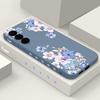 Мягкий ТПУ чехол с цветочным узором для Samsung Galaxy S25 S22 S23 S24 Ultra S24 FE A56 A55 A53 A54 A15 A16 A36 5G силиконовый чехол для телефона