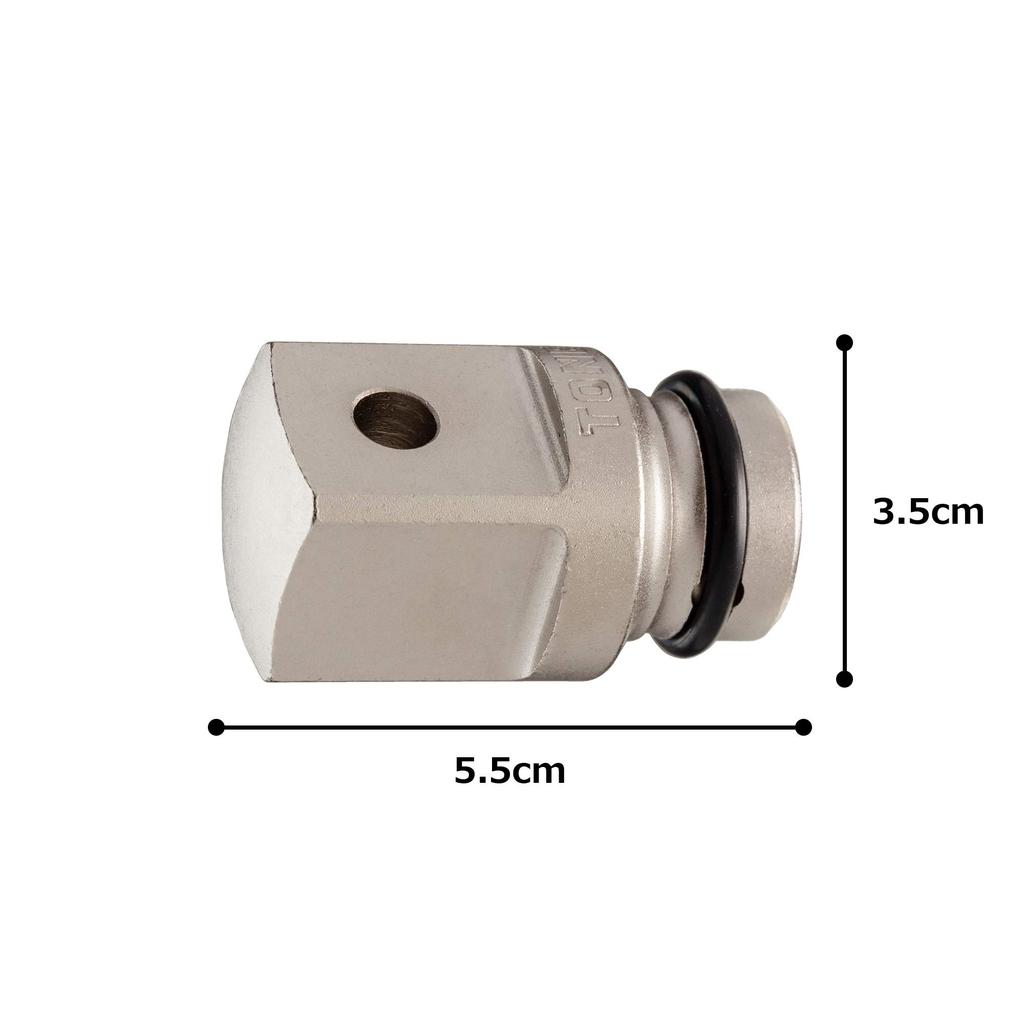 TONE Impact Socket Drive Adapter, NA48, 1/2" (12.7mm) & 1" (25.4mm)