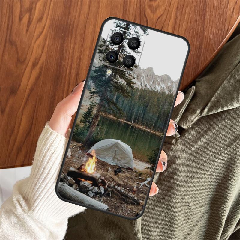 Кемпинг Природа Горы Чехол Для Samsung Galaxy M14 M34 M54 M12 M32 M52 M15 M11 M13 M06 M16 M36 M56 M31 M53 M35 M55