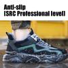 Легкая обувь по страхованию труда, мужская рабочая обувь с защитой от разбивания и пирсинга, дышащая, противоскользящая, износостойкая изоляционная защитная обувь на четыре сезона