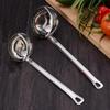 Stainless Steel Filter Spoon Soup Fat Oil Separator Ladles Skimmer Spoon Soup Colander For Kitchen Heat Insulation Anti-scalding