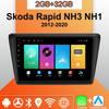 Android Carplay автомобильное радио для Skoda Rapid NH3 NH1 2012-2020 мультимедийный проигрыватель головное устройство стерео GPS навигация BT WIFI 2+32 ГБ