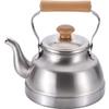 Wahei Freiz Made In Japan Nostalgic Classical Kettle Wooden Handle IH Compatible Chitose Stainless Steel 2.7L CS-005