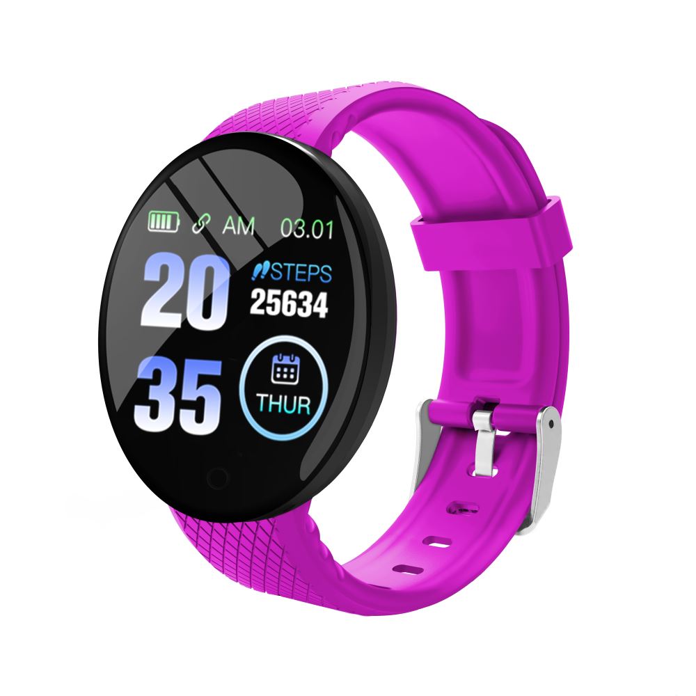 D18 1.3in Intelligent Watch Sports Waterproof Smartwatch Heart Rate Sleep Monitoring Sedentary Remind Wristband