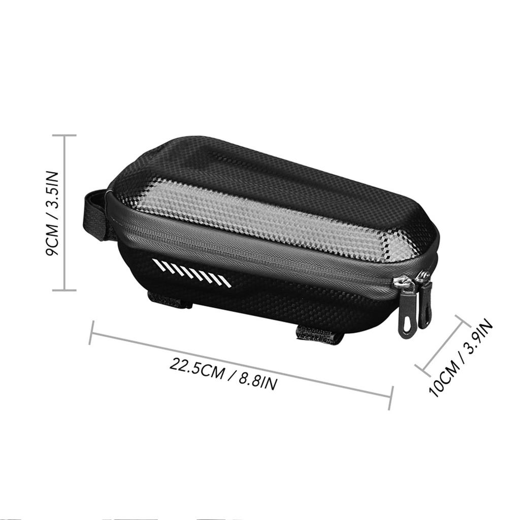 Bicycle Top Tube Bag MTB Road Cycle Rainproof Bike Front Beam Bag Bicycle Frame Bag Pouch