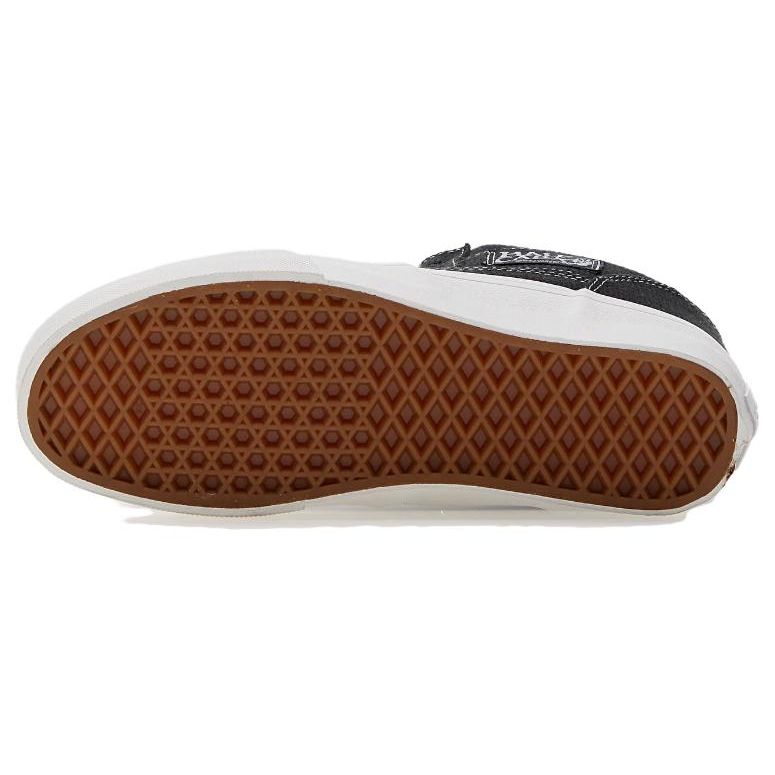 Vans Универсальные Простые Амортизирующие Прочные Низкие Кеды для Скейтборда Унисекс Кроссовки Черные Белые VN0007PUBLK1