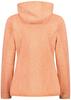 Jacket CMP Woman Fleece Jacket Fix Hood (3H19826) Jacket Knitted Melange Hoody (3h19826-03ct) White-salmon