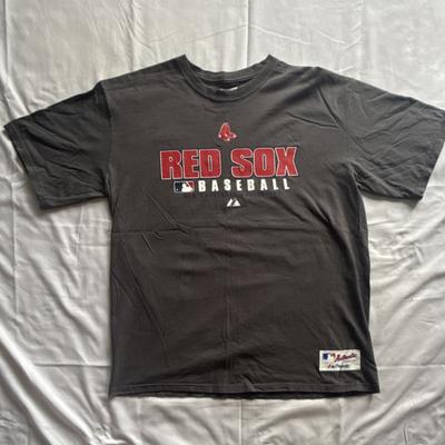Величественная серая футболка Boston Red Sox MLB Authentic Collection XL