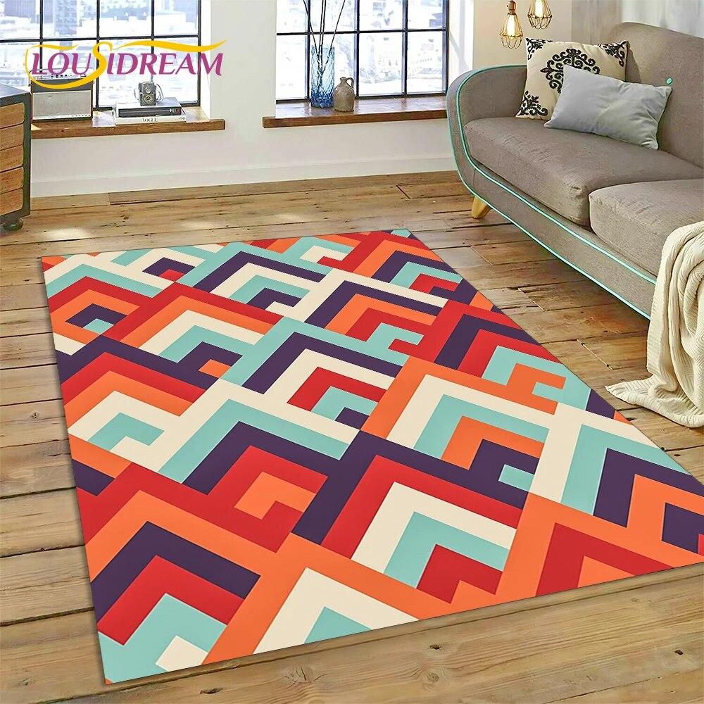 Classics Bohemia Nordic Turkish Celts Carpet Rug for Home Living Room Bedroom Sofa Doormat Decor,kid Area Rug Non-slip Floor Mat