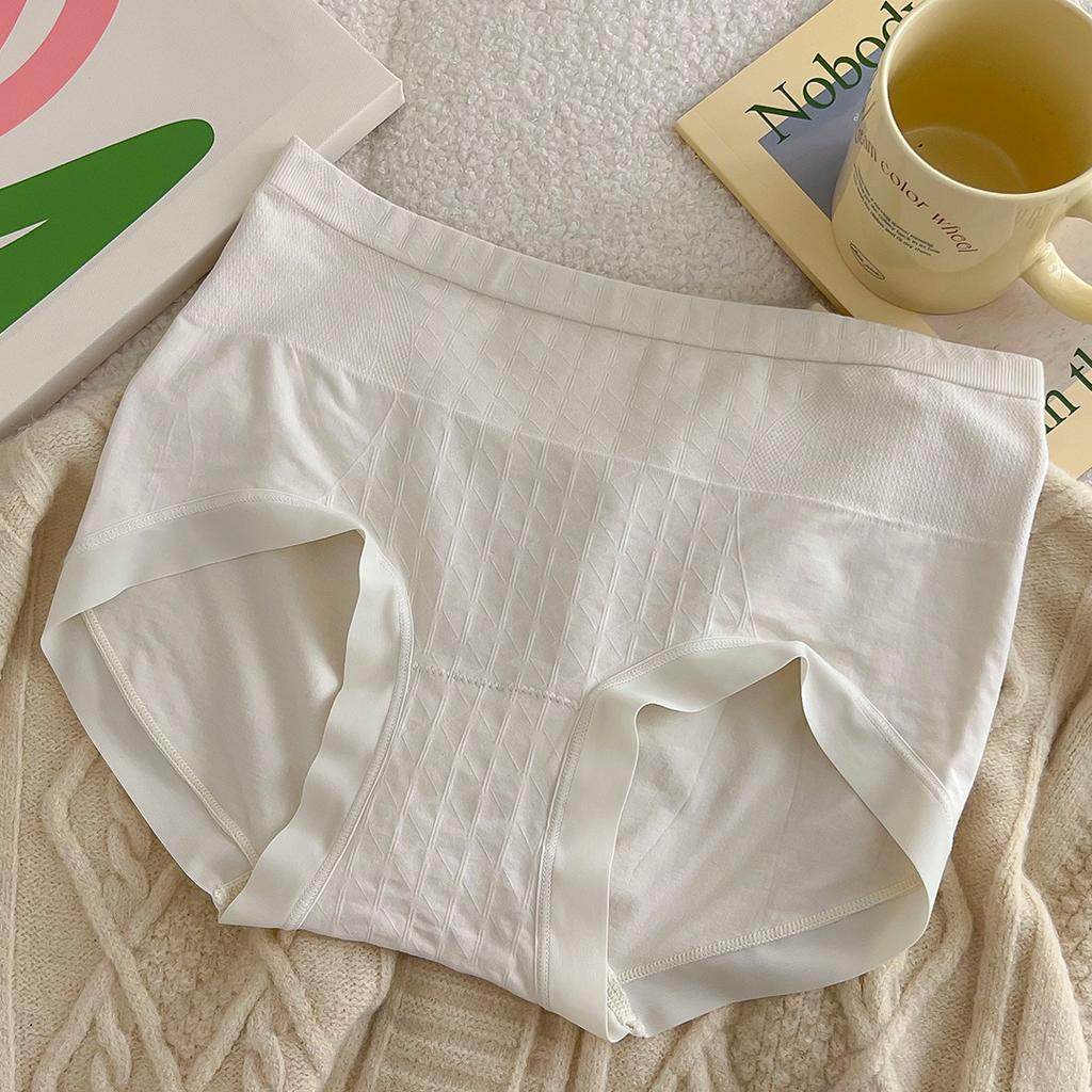 Трусики для женщин, антибактериальные трусы, женские трусы с высокой талией, бесшовное нижнее белье, дышащие бесшовные брюки для девочек для женщин