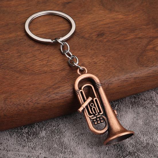 Yousheng Musician Keychain Pendant Decorative 3D Design Bag Hanging Pendant Miniature Instrument Shape Key Holder Bag Charm