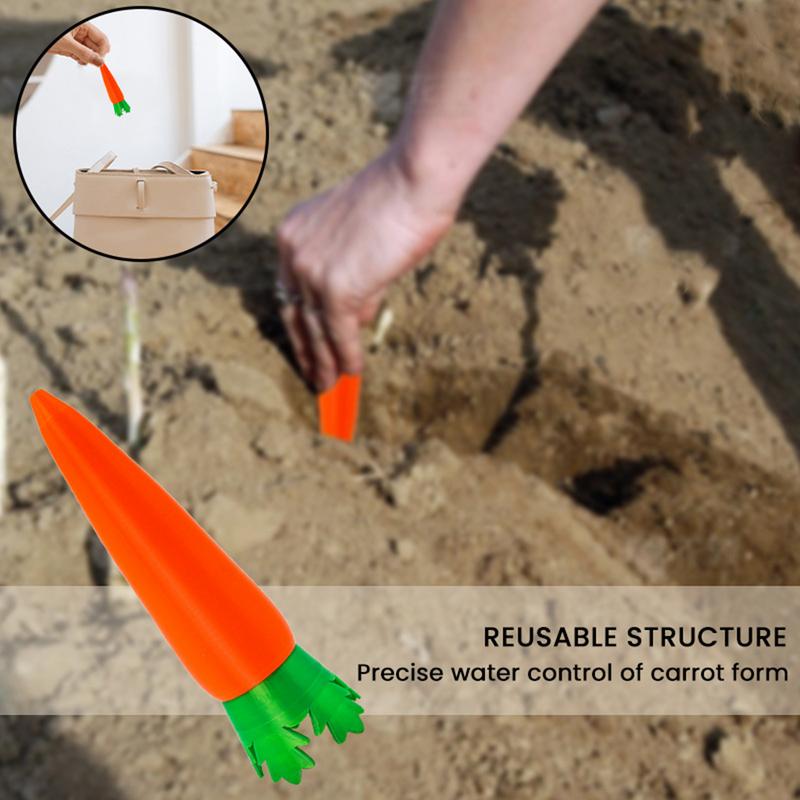 Plant Watering Spikes Carrot Shape Vacation Plant Waterer Garden Accessories For Kitchen Flowerpot Veggie Pots Tree Flower