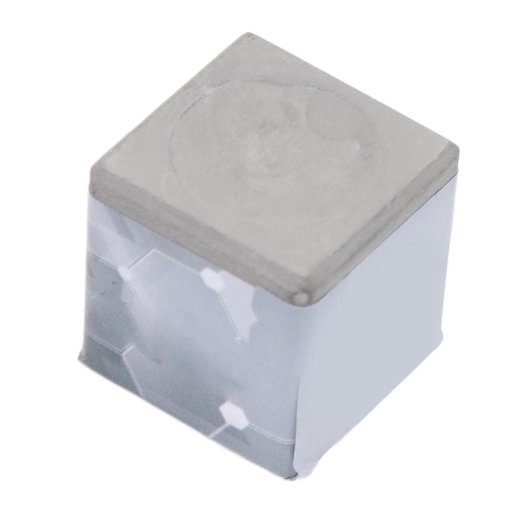 Мел для бильярдного кия профессиональный портативный безопасный мел для бильярдных палок для обучения игровому серому цвету