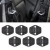 8pcs Door Lock Cover + Screw Protector Trim For Jeep Wrangler JL JT  2018- 2024