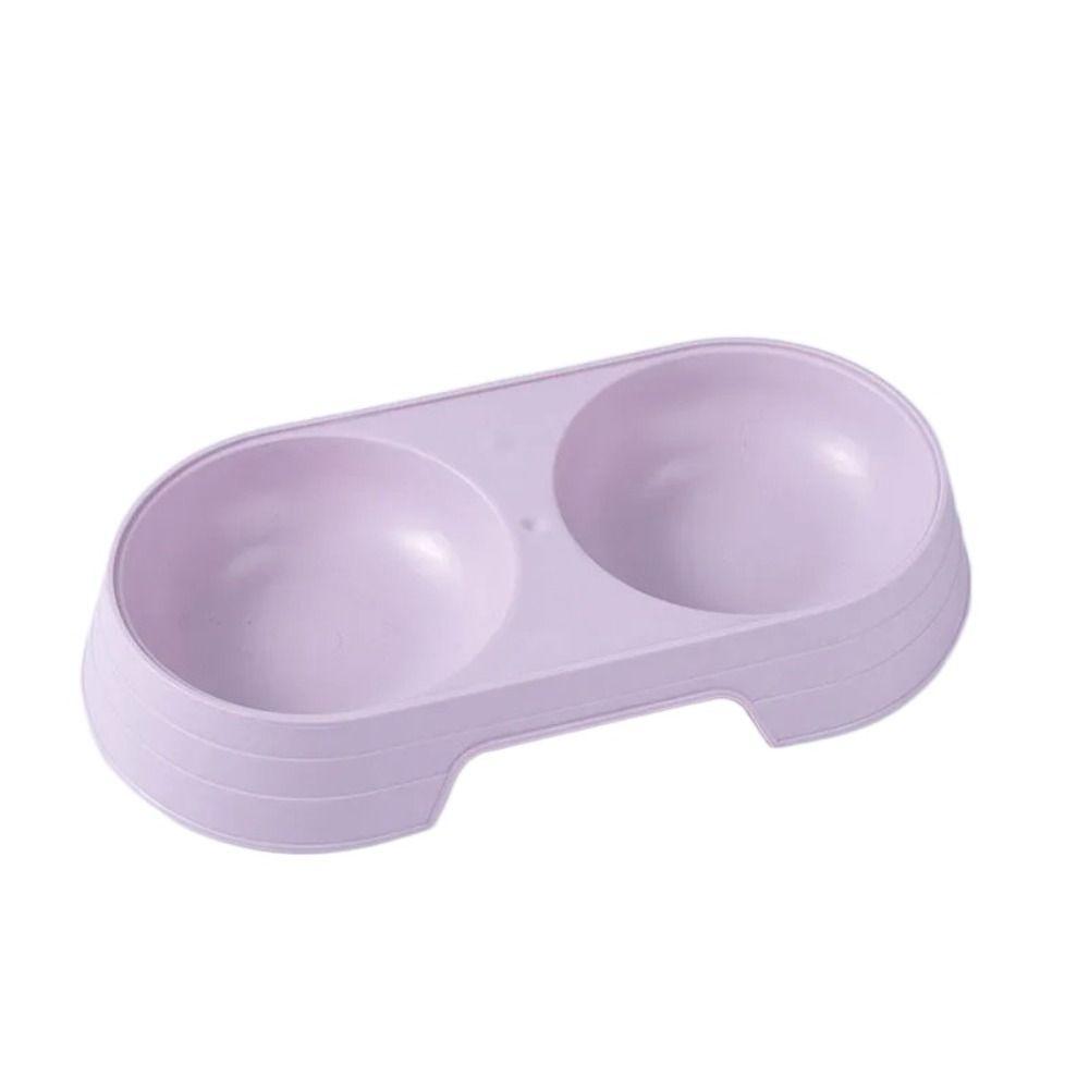 Миски для кошек большой вместимости, двойные, портативная кормушка, миска, прочные товары для питомцев