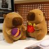 25СМ Плюшевая капибара Симуляция капибары Аниме Пушистая игрушка Милая кукла Мягкие игрушки Мягкая кукла Игровой домик для детей Подарки на день рождения