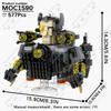 MOOXI Аниме Серия Фигурки Скибиди Туалет Оператор Битва Робот Строительные Блоки Модель MOC Кирпичики Сделай Сам Монтессори Игрушки Детские Подарки
