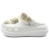 Crocs Crush Clog EIGHT% Gardenia Gift Bag Comfortable Romantic Hole Shoes Unisex White