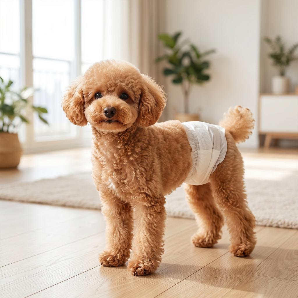 Disposable Dog Diapers Male Absorbent Dog Nappies S 30-48 cm