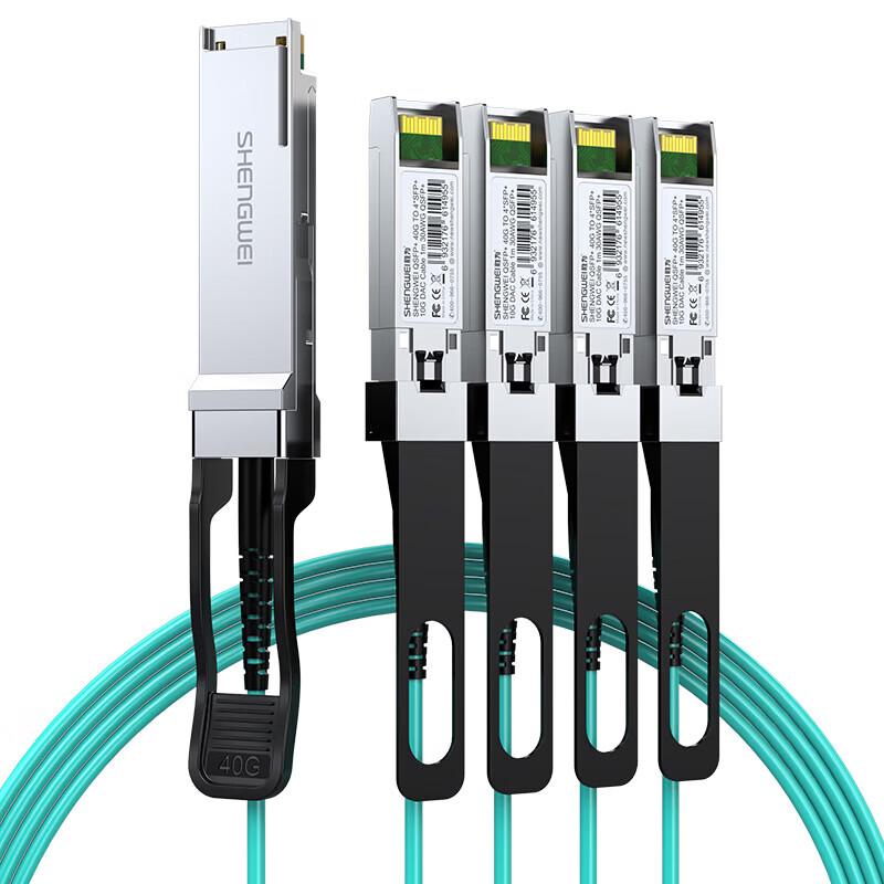Активный оптический кабель Shengwei 40G QSFP+ AOC
