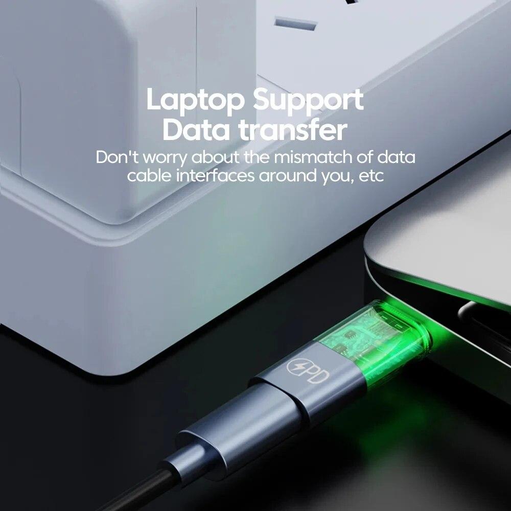 Lightning To Type C Adapters PD 30W Fast Charging Data Transmission Connector For iPhone 15 Pro Max iPad/iPod Phone Accessories