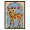 Vintage Abstract Animals Print Posters Mid Century Wall Art Canvas Painting Pictures for Living Room Bedroom Home  No Fr