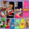 Аниме Рен и Стимпай Чехол для телефона Samsung Galaxy S25 Edge S24 S23 FE S21 S20 S10 Plus S22 S26 Ultra Чехол Прозрачные чехлы ТПУ Ca