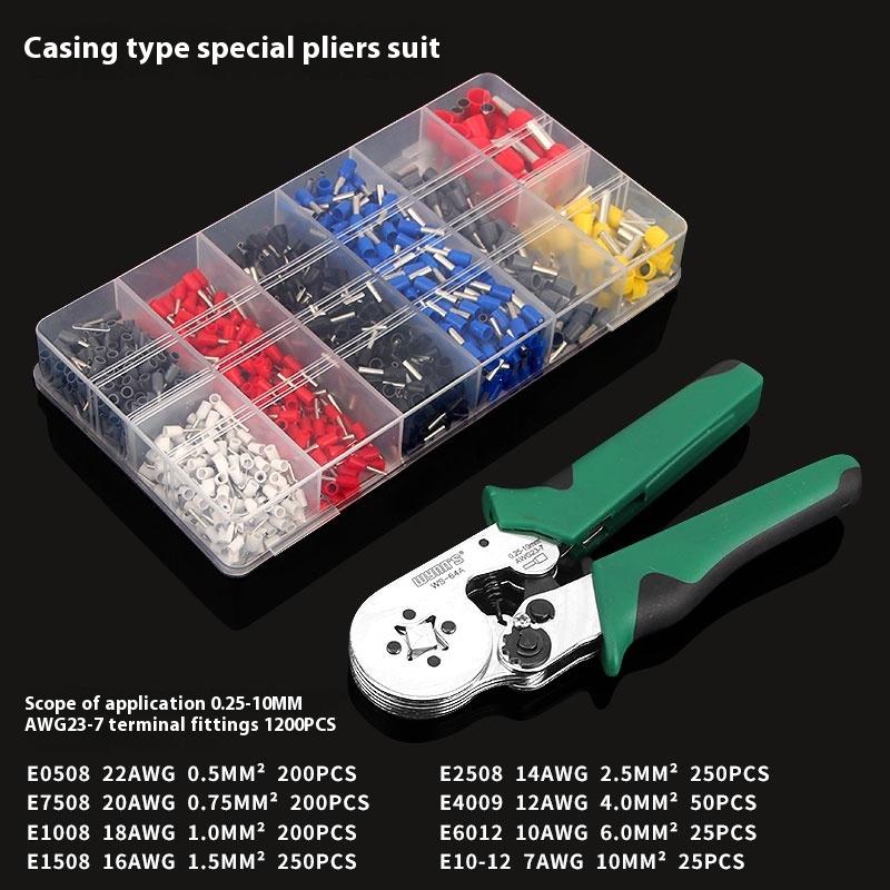 HSC8 6-4A Клещи для обжима трубчатого типа Клещи для быстрой прокладки проводов Клещи для обжима штыревых клемм TE