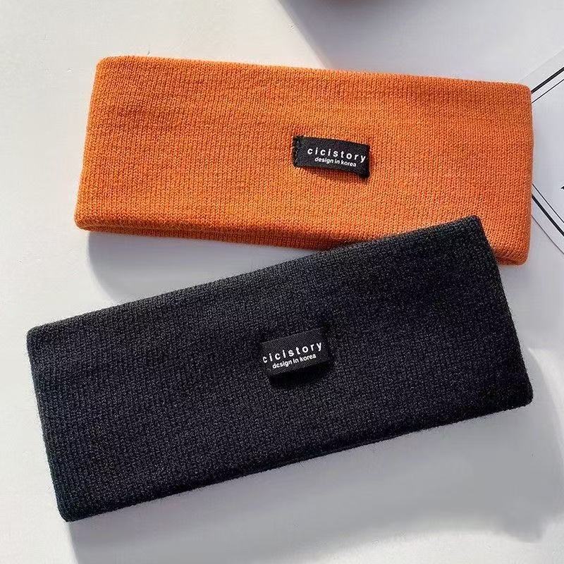 Мода Наружу Универсальная Повязка для Волос Спорт Высокоэластичная Потовпитывающая Повязка на Голову Острая Девочка Тонкая Вязаная Повязка для Волос Головной Убор Женская Мода