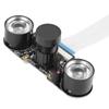 1pc 5MP Camera Module Board 72 degrees  with Night Vision LED Fill Light For Raspberry Pi B 3 2