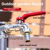 1/2inch Garden Irrigation Brass Faucet IBC Tank Water Tap Single Outlet Valve Replacement Antifreeze Outdoor Balcony Accessories
