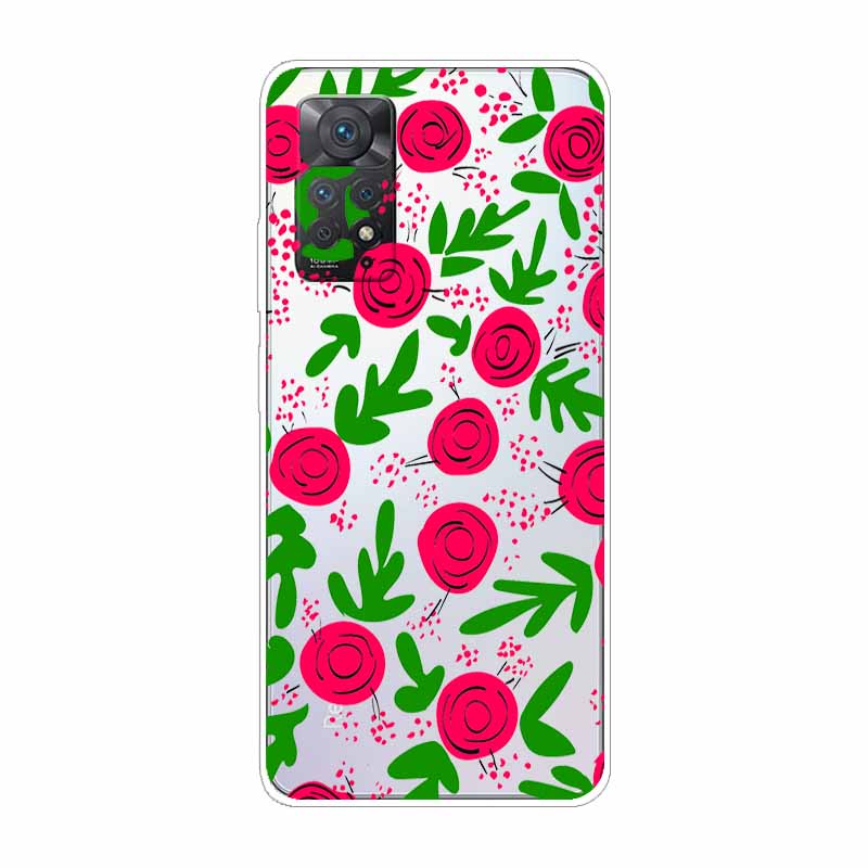 For Xiaomi Redmi Note 11 Pro 5G Case Transparent Soft TPU silicon Phone Cover For Xiaomi Redmi Note11 Pro 4G Case Clear Funda