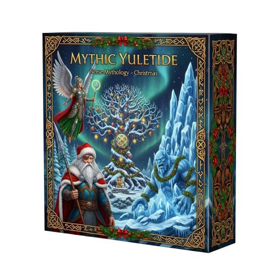 Рождественский Мифический Святки Адвент-календарь Мультяшная Фигурка 24 Дня Рождественский Календарь Обратного Отсчета Домашний Офис Книжная Полка Настольное Украшение Праздничный Подарок