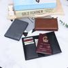 Women's Fashion Woven Sheepskin Passport Wallet & Document Organizer