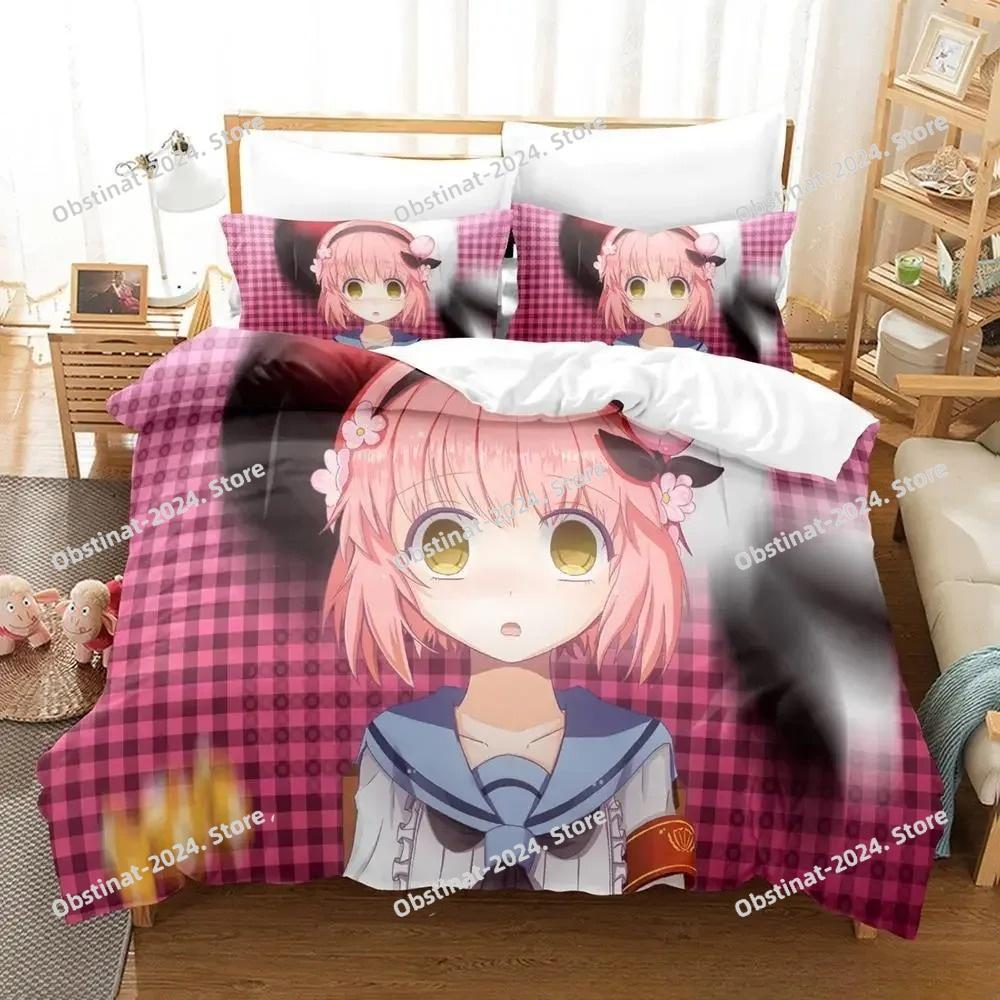 Новый комплект постельного белья Anime Magical Girl Raising Project Single Twin Full Queen King Size Bed Set Adult Kids Bedroom Duvet Cover Sets