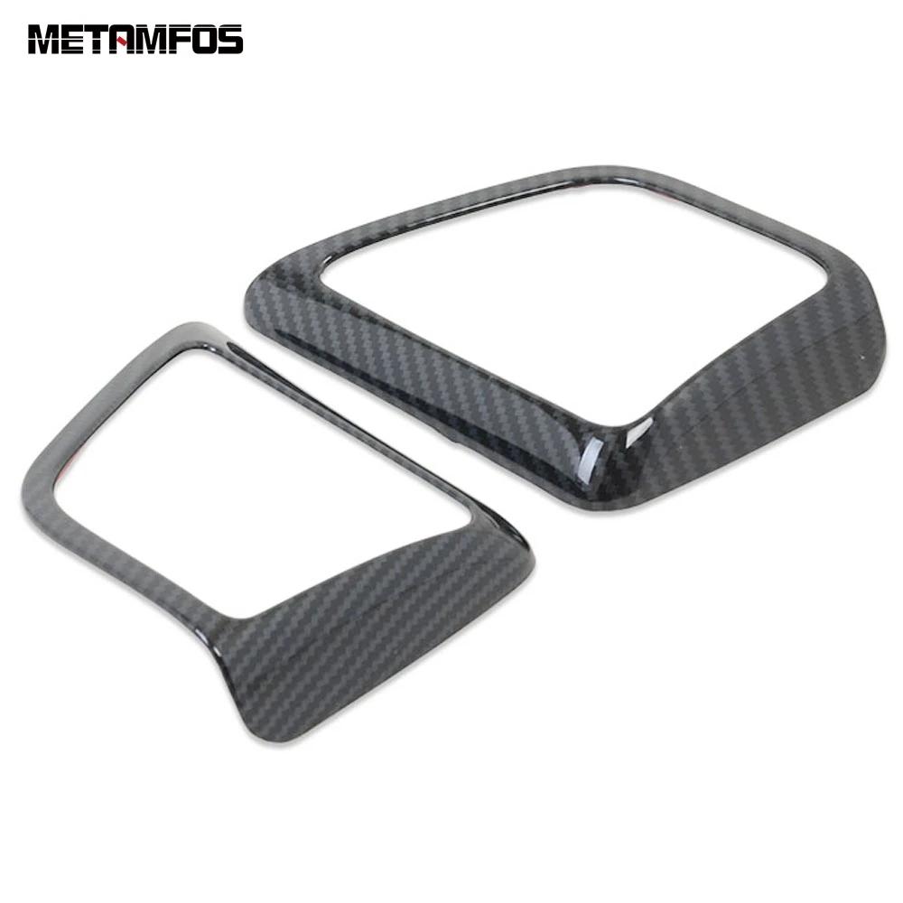 For Toyota Alphard Vellfire 2016-  Carbon Fiber ide Door Loudspeaker Audio Speaker Cover Trim Accessories Car Styling
