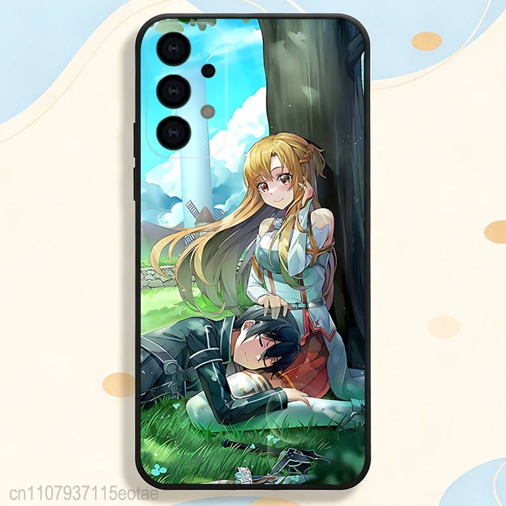 S-Sword Art Online SAO Kirigaya Phone Case Silicone Soft For Samsung S26,S25,S24,S21,S22,S23,S30,Ultra,S20,Plus,Fe,Lite