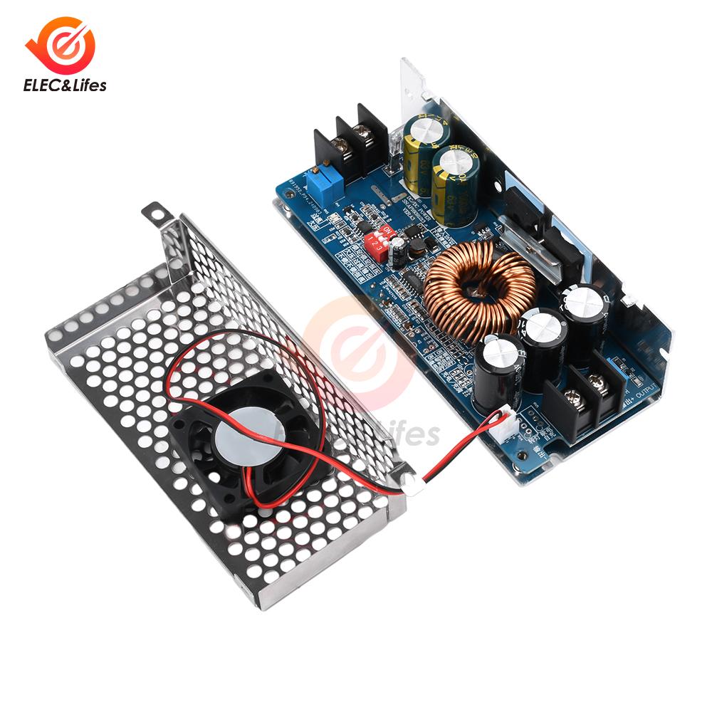 111W Boost Converter 11A DC 11.1-61V to DC11-81V Adjustable Constant Current Step-Up Power Module CC CV Voltage Regulator Module