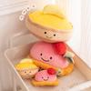 New Children's Toys Fun French Strawberry Cake Lemon Tart Cute Doll Plush Toy