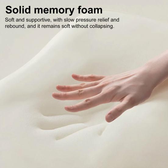 Couples Pillow Wavy Wedge Pillow for Chest Back Relief Memory Foam Butt Cushion Ergonomic Posture Support Multi-Functional Bed Pillow for Sitting