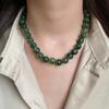 Smudging Round Beads Necklace Acrylic Collarbone Chain New Choker Necklace  Gifts