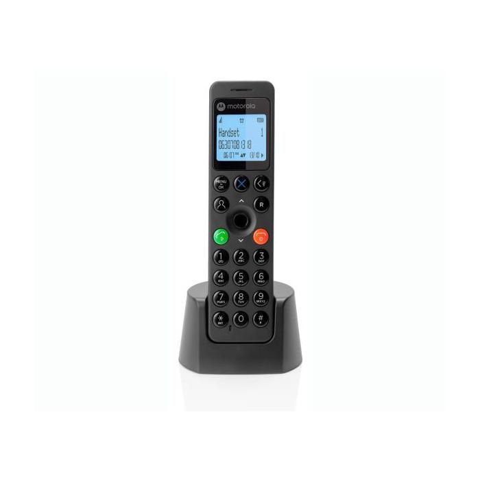Téléphone DECT - MOTOROLA - DOT201 - Noir - Garantie 3 Ans - Téléphonie Fixe