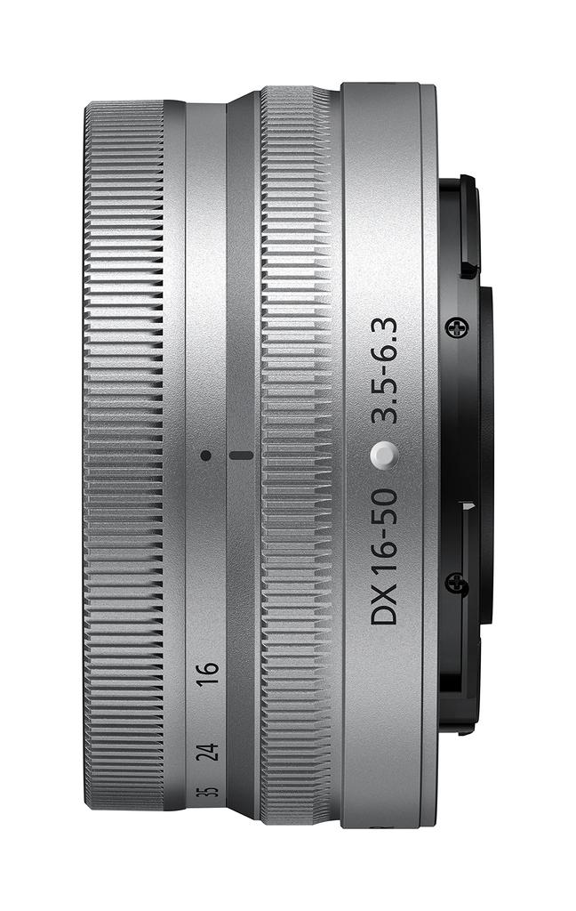 Nikon Standard Zoom Lens NIKKOR Z DX VR Silver Z Mount DX Lens 16-50mm F/3.5-6.3 NZDXVR16-50SL
