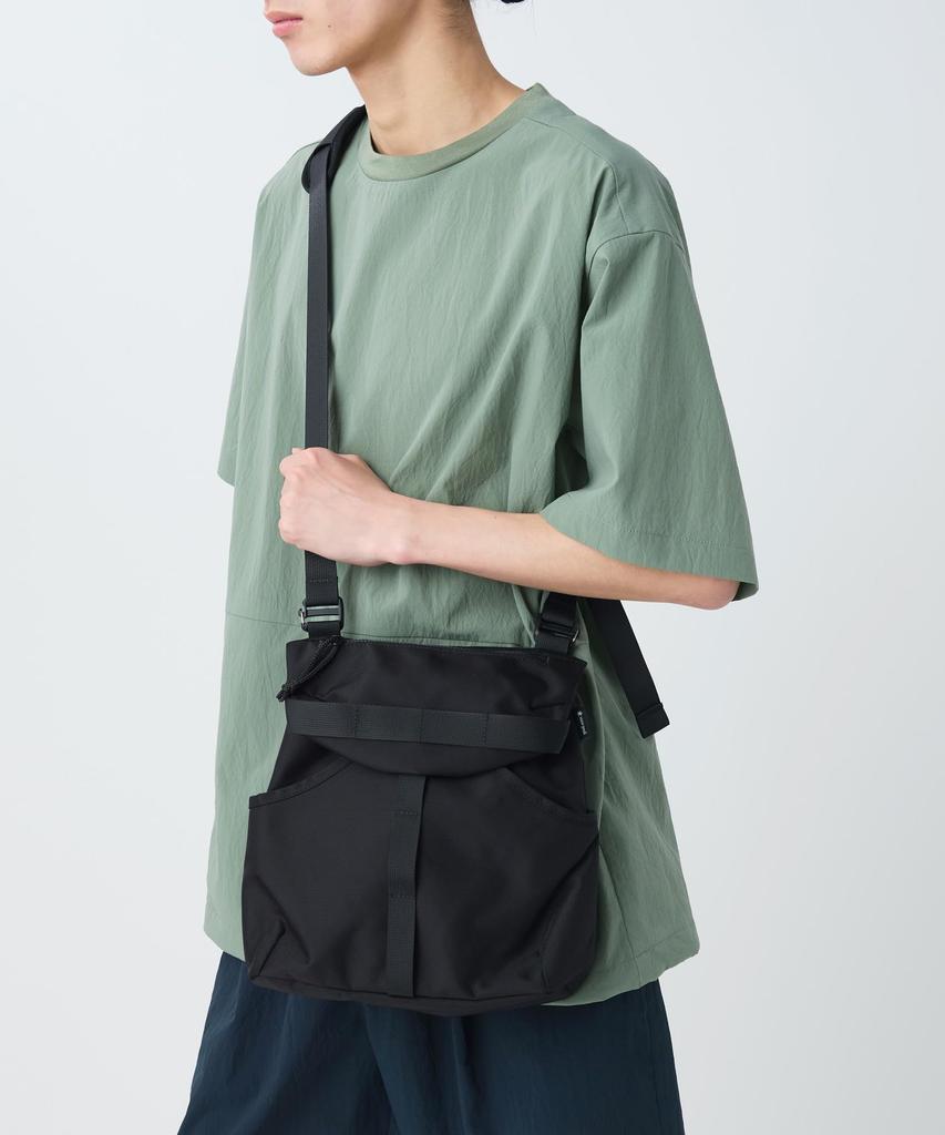 Snow Peak Recycled Cordura Shoulder Bag Shoulder Crossbody BLACK One SB-26SU015 - Bag, Bag, Men's & Women's,