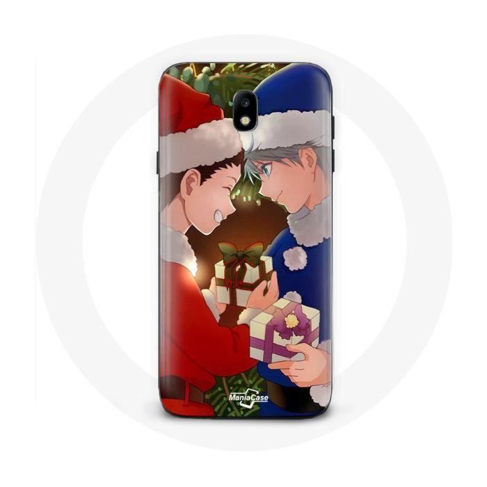 Coque pour Samsung Galaxy J3 2017 Hunter x Hunter Gon Freecss et Killua Zoldyck Christmas Day Anime Manga
