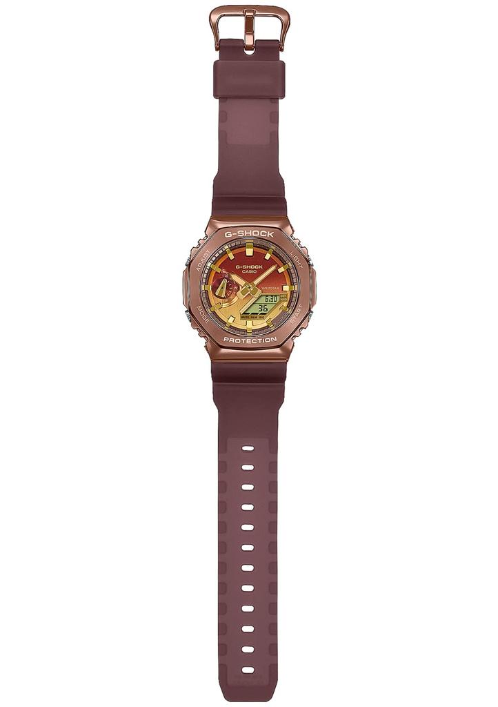 Часы с металлическим покрытием CLASSY SERIES Brown Matte Skeleton [Casio] G-Shock GM-2100CL-5AJF [] OFF-ROAD Мужские