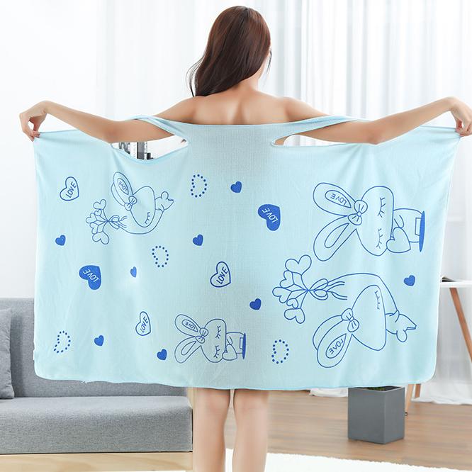 Носимое банное полотенце, халат из сверхтонкого волокна для ванной комнаты, мягкое впитывающее полотенце для дома, приятные для кожи спа-пляжные полотенца, домашний текстиль