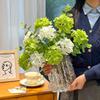 Реалистичная композиция из искусственных цветов гортензии для декора гостиной и обеденного стола